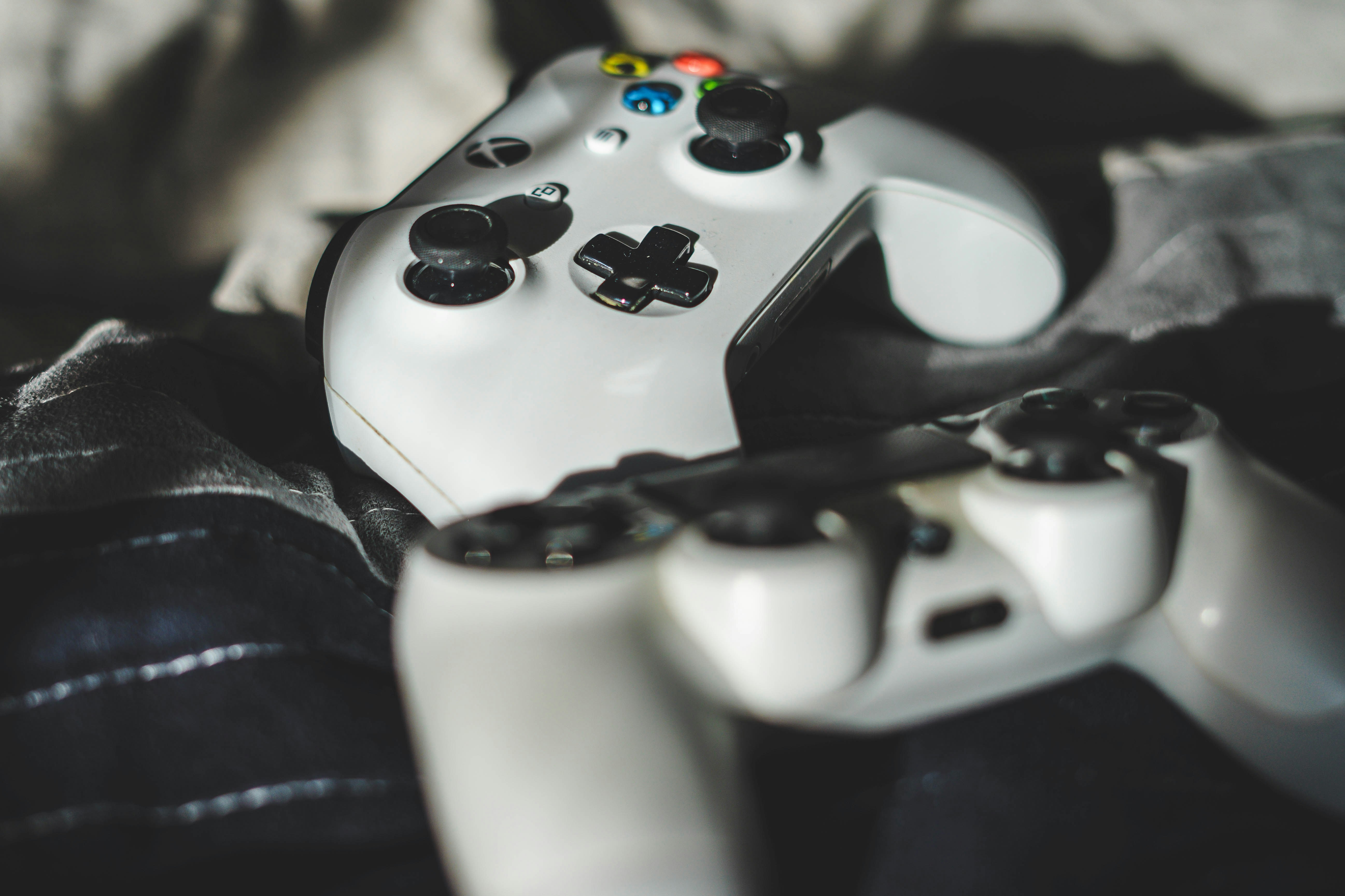 Custom performance game controller with upgraded parts